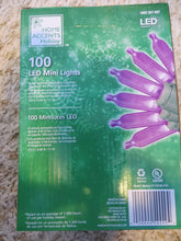 Load image into Gallery viewer, Home Accents Holiday 100 LED Purple Mini Lights