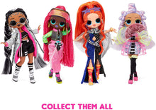 Load image into Gallery viewer, LOL Surprise OMG Dance Dance Dance B-Gurl Fashion Doll with 15 Surprises Including Magic Black Light, Shoes, Hair Brush, Doll Stand and TV Package - Great Gift for Girls Age 4+