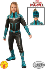 Load image into Gallery viewer, Girls Captain Marvel Kree Movie Costume