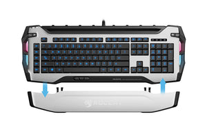 ROCCAT SKELTR Bluetooth Smart Communication RGB Gaming Keyboard, White