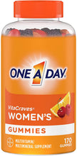 Load image into Gallery viewer, One A Day Women’s VitaCraves Multivitamin Gummies, Supplement with Vitamin A, Vitamin C, Vitamin D, Vitamin E and Zinc for Immune Health Support*, Calcium &amp; more, 170 count