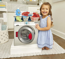 Load image into Gallery viewer, Little Tikes First Washer Dryer - Realistic Pretend Play Appliance for Kids, Interactive Toy Washing Machine with 11 Laundry Accessories, Unique Toy, Ages 2+