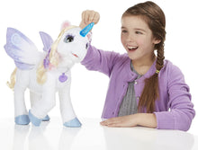 Load image into Gallery viewer, furReal StarLily, My Magical Unicorn Interactive Plush Pet Toy, Light-up Horn, Ages 4 and Up(Amazon Exclusive)
