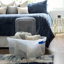 Load image into Gallery viewer, Homz Clear storage container with lid