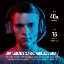 Load image into Gallery viewer, CORSAIR Void PRO RGB Wireless Gaming Headset - Dolby 7.1 Surround Sound Headphones for PC - Discord Certified - 50mm Drivers - Carbon