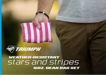 Load image into Gallery viewer, Triumph Patriotic 8-Pack 6" x 6" 16 oz. Canvas Cornhole Bags