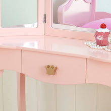 Load image into Gallery viewer, KidKraft Princess Table &amp; Stool