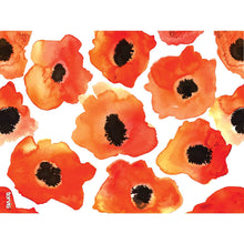 Load image into Gallery viewer, Tervis 1243378 Watercolor Poppy Tumbler with Wrap and Black Lid 24oz, Clear