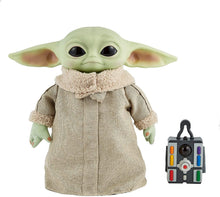 Load image into Gallery viewer, Star Wars The Child Plush Sounds and Motion Toy, 11-in Yoda Baby Figure from The Mandalorian, Collectible Stuffed Character for Movie Fans of All Ages, 3 and Older