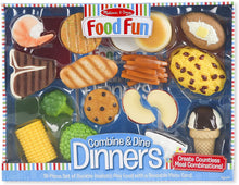 Load image into Gallery viewer, Melissa &amp; Doug Food Fun Combine &amp; Dine Dinners - Blue