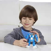 Load image into Gallery viewer, Playskool Heroes Transformers Rescue Bots Optimus Prime Racing Trailer
