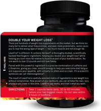 Load image into Gallery viewer, LeanFire Thermogenic Pre Workout and Fat Burner with Green Tea Extract to Increase Energy, Boost Metabolism, Burn Fat, Build Lean Muscle, and Enhance Mental Clarity, Force Factor, 30 Capsules
