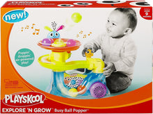 Load image into Gallery viewer, Playskool Explore ‘N Grow Busy Ball Popper Musical Toy; Provides Opportunity for Baby and Toddler to Practice Motor Skills