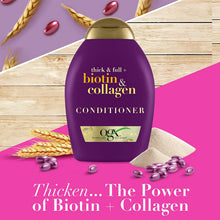 Load image into Gallery viewer, OGX Thick &amp; Full + Biotin &amp; Collagen Shampoo