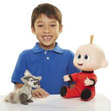 Load image into Gallery viewer, The Incredibles 2 Jack-Jack Plush-Figure Features Lights &amp; Sounds and Comes with Raccoon Toy