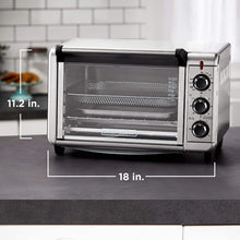 Load image into Gallery viewer, BLACK+DECKER Crisp &#39;N Bake Air Fry Toaster Oven, Stainless Steel, TO3215SS, 6 Slice