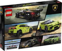 Load image into Gallery viewer, LEGO Speed Champions Lamborghini Urus ST-X and Lamborghini Huracán Super Trofeo EVO 76899 Model Car Building Kit, New 2020 (663 Pieces)