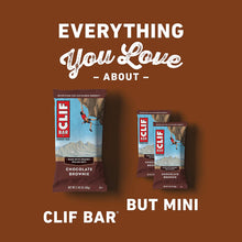 Load image into Gallery viewer, CLIF BARS - Mini Energy Bar - Chocolate Brownie - Made with Organic Oats - Plant Based Food - Vegetarian - Kosher (0.99 Ounce Snack Bar, 20 Count)