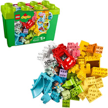 Load image into Gallery viewer, LEGO DUPLO Classic Deluxe Brick Box 10914 Starter Set with Storage Box, Great Educational Toy for Toddlers 18 Months and up, New 2020 (85 Pieces)