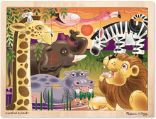 Load image into Gallery viewer, Melissa &amp; Doug 24 Piece Wooden Jigsaw Puzzle Dinosaur, Safari &amp; Ocean Puzzle (3 Pack)