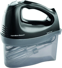 Load image into Gallery viewer, Hamilton Beach Hand Mixer with Snap-on Case, Black