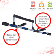 Load image into Gallery viewer, Pure Fitness Multi-Purpose Doorway Pull-Up Bar