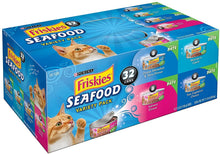Load image into Gallery viewer, Friskies Seafood Variety Pack Canned Cat Food 32 - 5.5oz Cans