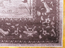 Load image into Gallery viewer, Unique Loom La Jolla Collection Tone-on-Tone Traditional Purple Area Rug (7' 0 x 10' 0)
