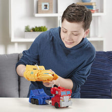 Load image into Gallery viewer, Transformers Toys Cyberverse Spark Armor Ark Power Optimus Prime Action Figure - Combines with Ark Power Vehicle to Power Up - for Kids Ages 6 &amp; Up, 12"