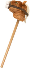 Load image into Gallery viewer, Rockin' Rider Brown Stick Pony