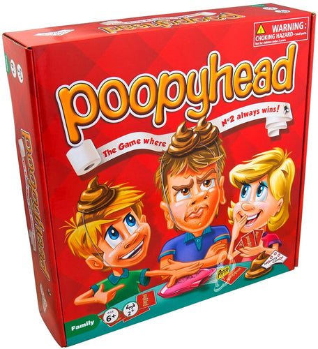 Identity Games Poopyhead Card Game - The Game Where Number 2 Always Wins!