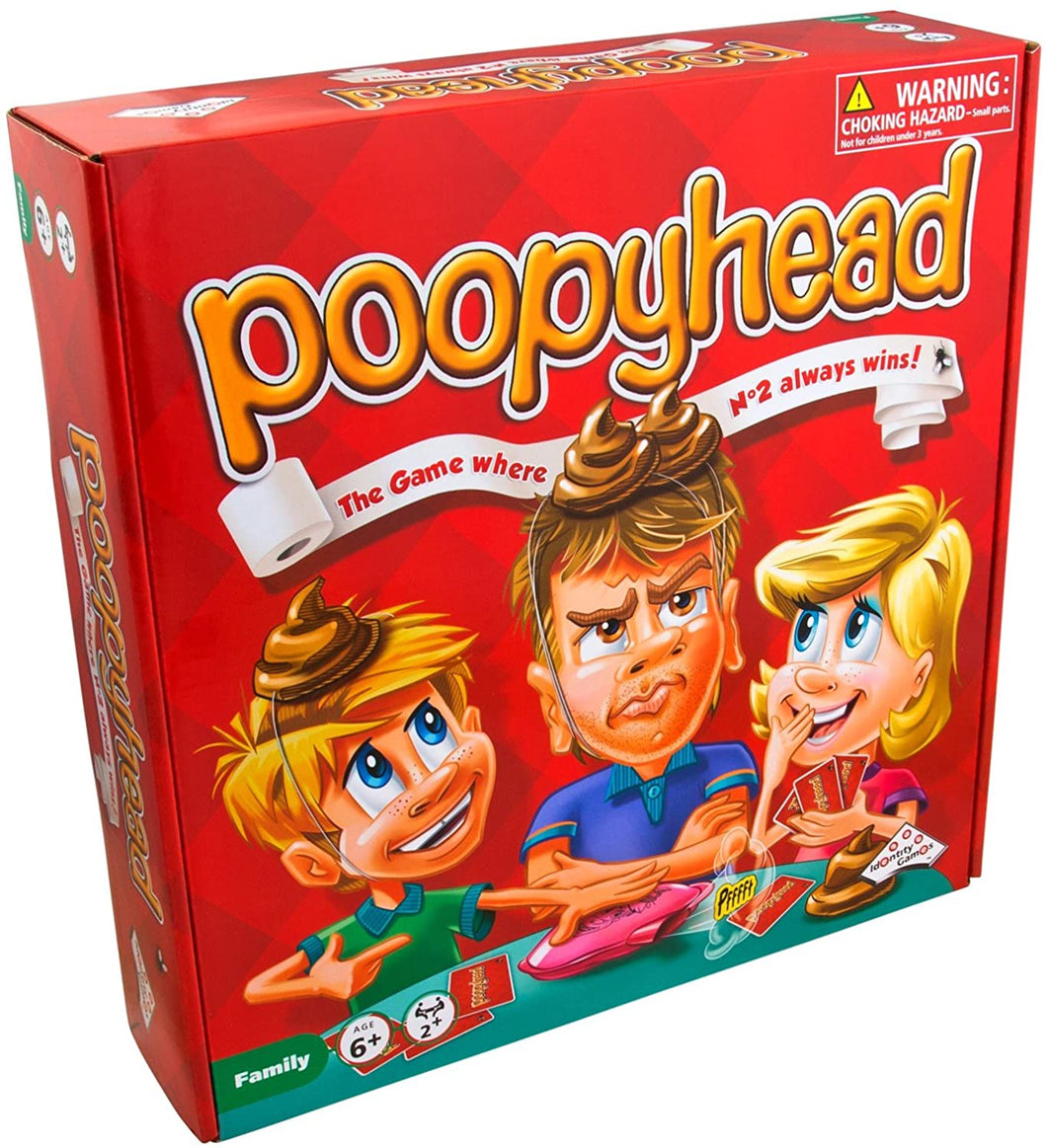 Identity Games Poopyhead Card Game - The Game Where Number 2 Always Wins!