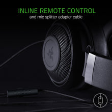 Load image into Gallery viewer, Razer Kraken Pro V2: Lightweight Aluminum Headband - Retractable Mic - In-Line Remote - Gaming Headset Works with PC, PS4, Xbox One, Switch, &amp; Mobile Devices - Black