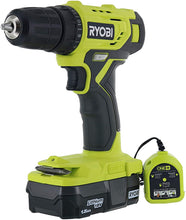 Load image into Gallery viewer, NEW Ryobi 18-Volt ONE+ Cordless 3/8 in. Drill/Driver Kit (PDD209K) with 1.5 ah lithium battery and charger