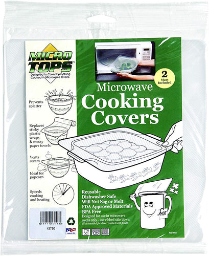Camco Mfg Inc 43790 Microwave Cooking Cvrs 2 Pk