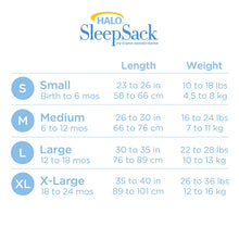 Load image into Gallery viewer, HALO Sleepsack 100% Cotton Wearable Blanket