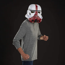 Load image into Gallery viewer, SW Star Wars Black INCINERATOR Trooper Electronic Helmet