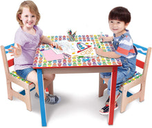 Load image into Gallery viewer, Grow&#39;n Up Crayola Wooden Table &amp; Chair Set