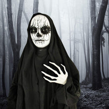 Load image into Gallery viewer, Haunted Hill Farm HHBABY-1FLSA Life-Size Animatronic Zombie, Indoor/Outdoor Halloween Decoration, Multi