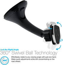 Load image into Gallery viewer, Naztech MagBuddy Car Windshield Phone Mount [Hands Free] Compatible for iPhone 12/SE/11/Pro/Pro Max, Galaxy S20/S10/S9, Note 20 5G/10/9, Pixel + More
