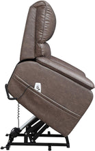 Load image into Gallery viewer, Better Homes &amp; Gardens Elton Deluxe Lift Recliner with Heat and Massage, Warm Gray Upholstery