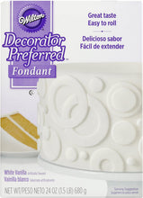 Load image into Gallery viewer, Wilton 710-2301 Decorator Preferred Fondant, 24-Ounce, White