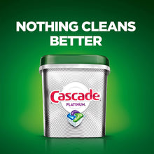 Load image into Gallery viewer, Cascade Platinum Dishwasher Pods, ActionPacs Detergent, Fresh Scent, 36 count