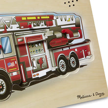 Load image into Gallery viewer, Melissa &amp; Doug Fire Truck Sound Puzzle