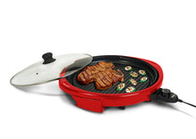 Load image into Gallery viewer, Maxi-Matic EMG-980R Indoor Grill 14" Round Red