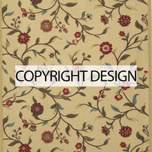 Load image into Gallery viewer, Ottohome Collection Floral Garden Design Non-Skid (Non-Slip) Rubber Backing Modern Area Rug