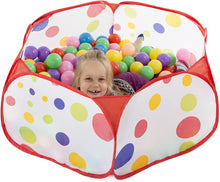Load image into Gallery viewer, Hey! Play! Kids Pop-up Six-sided Ball Pit Tent
