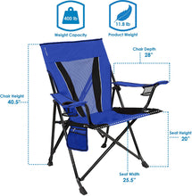 Load image into Gallery viewer, Kijaro XXL Dual Lock Portable Camping and Sports Chair