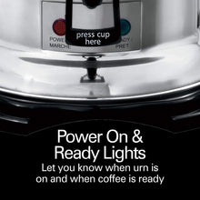 Load image into Gallery viewer, Hamilton Beach Commercial Stainless Steel Coffee Urn, 60 Cup Capacity D50065