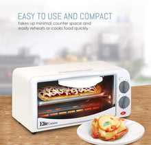 Load image into Gallery viewer, Elite Gourmet Personal 2 Slice Countertop 15 Minute Timer Toaster Oven, Broil, Toast, ETO-224